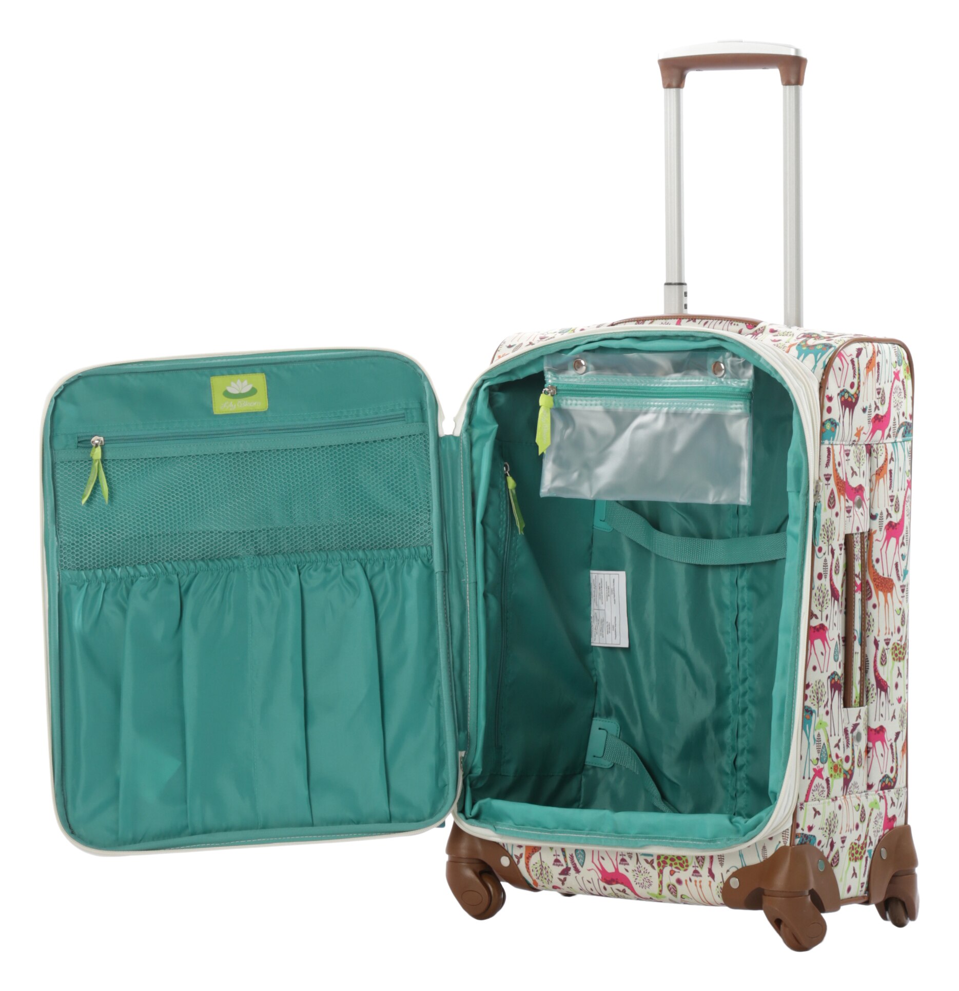 lily bloom 3 piece luggage set