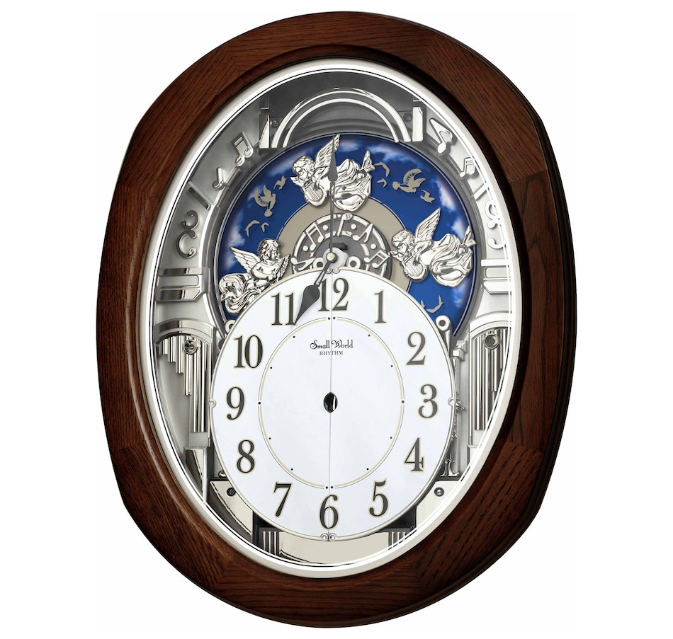 tsc.ca Rhythm Musical Motion Clock Blessings Series Espresso