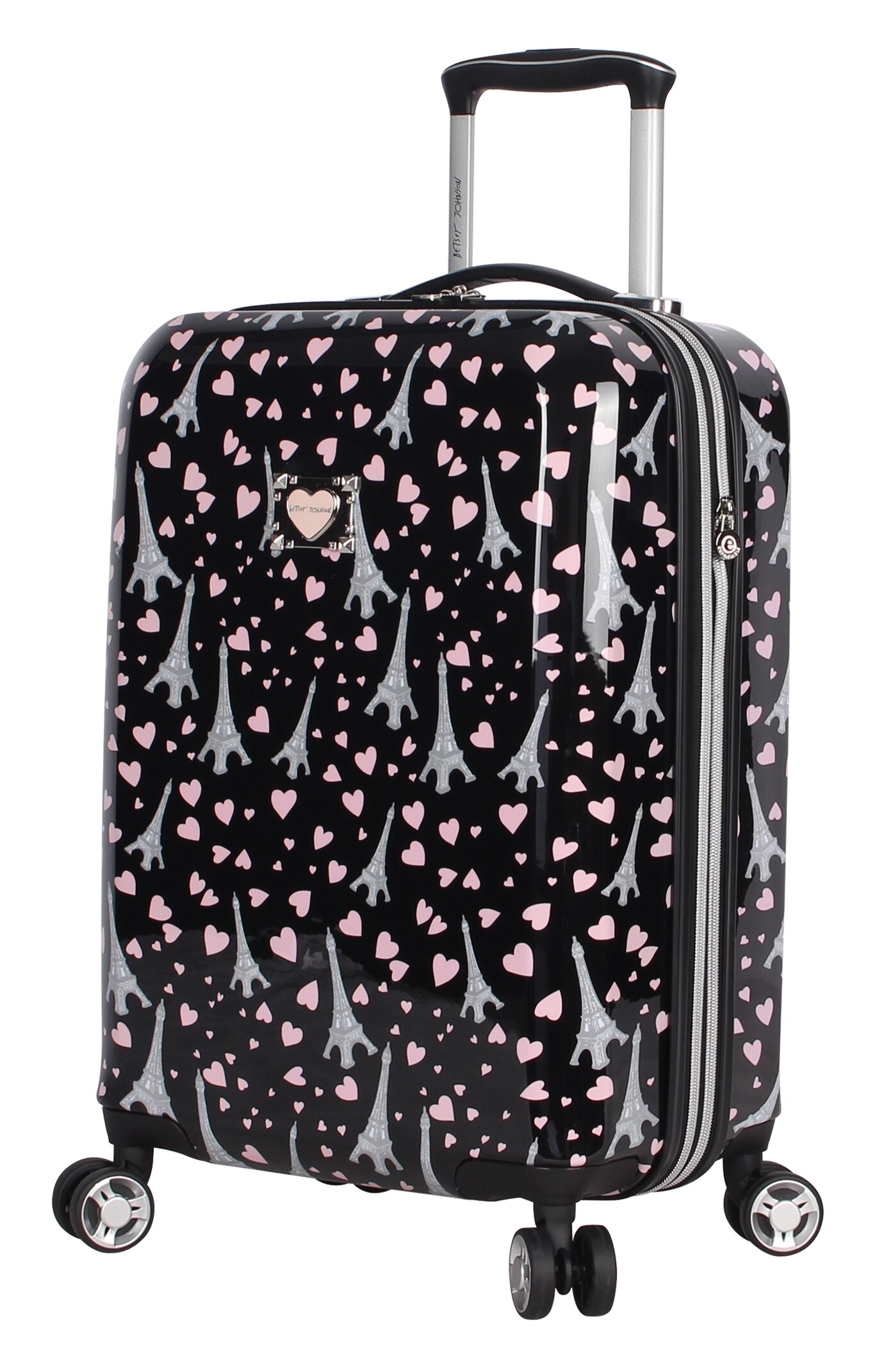 betsey johnson flamingo suitcase