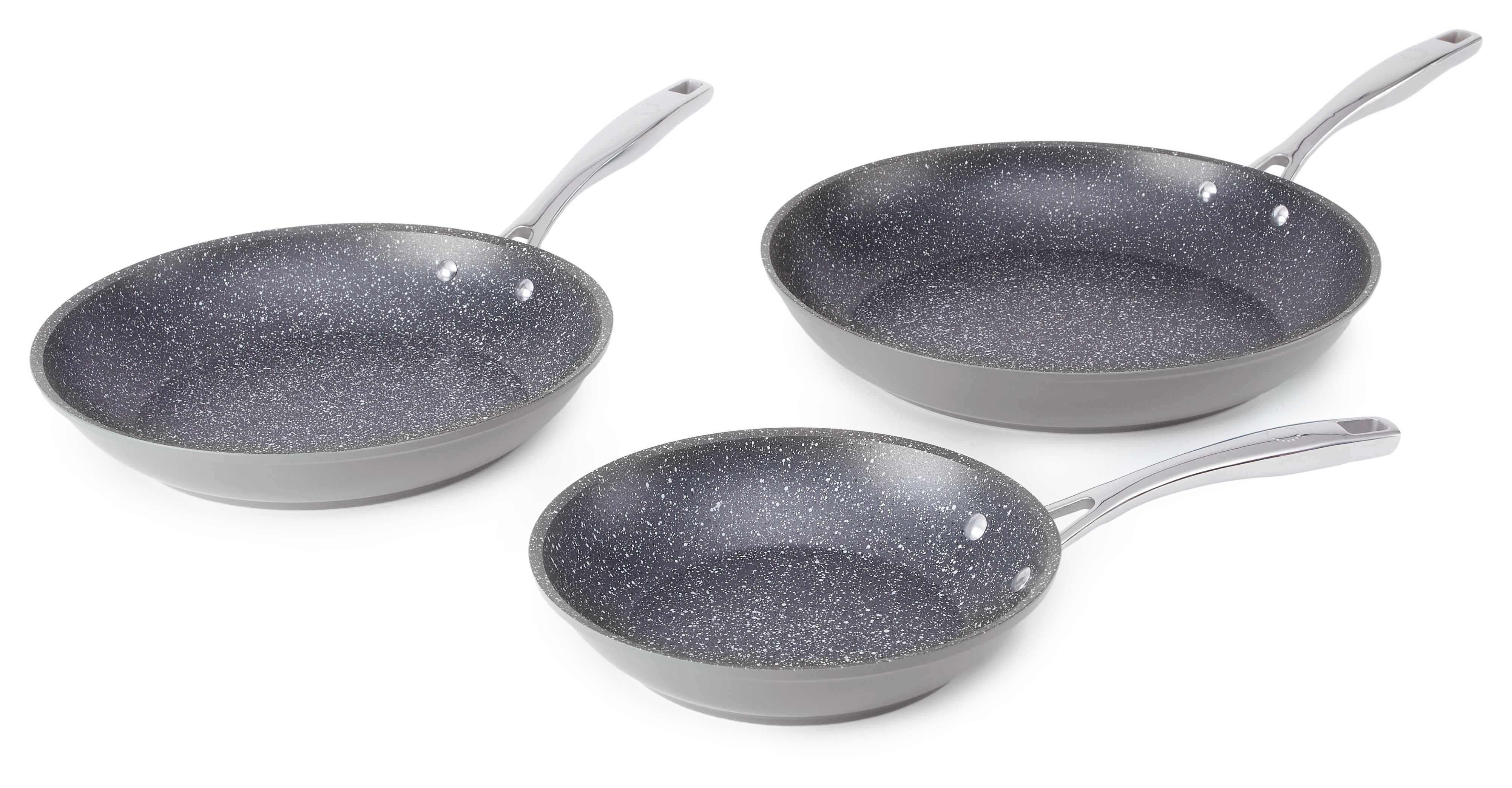 Curtis Stone Dura-Pan 3-Piece Frypan Set