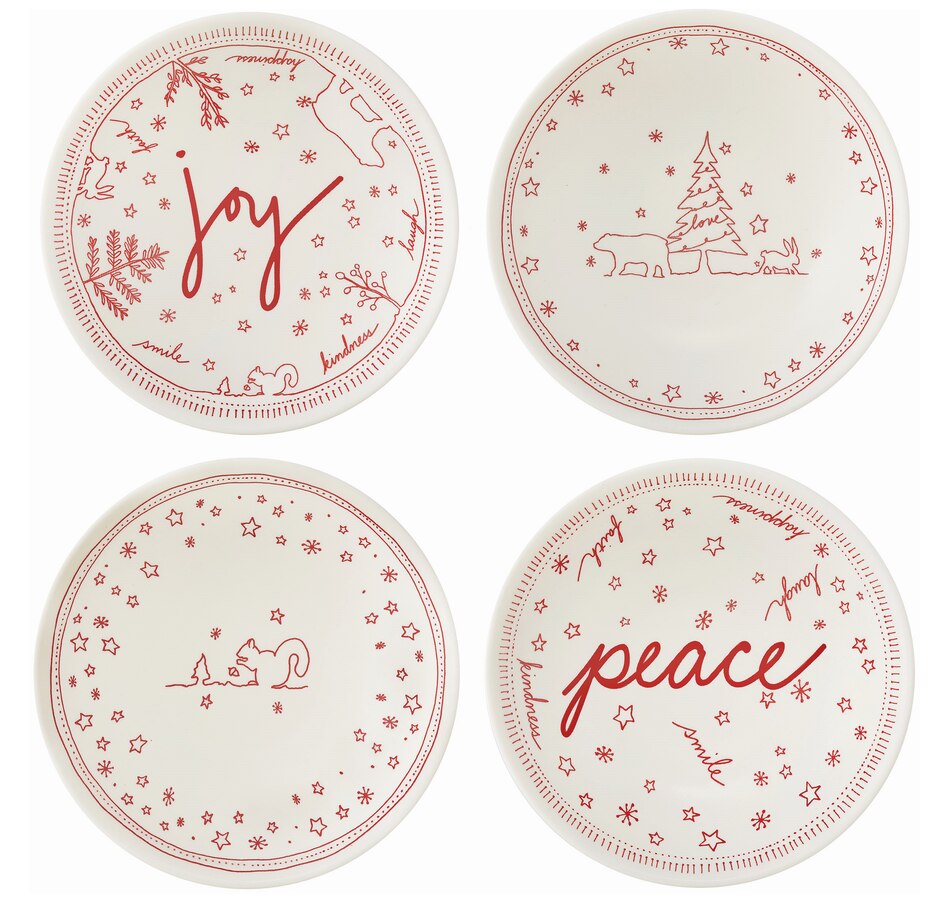 Image 553178.jpg, Product 553-178 / Price $39.99, Ellen DeGeneres Crafted by Royal Doulton Holiday Accent Bowls, Set of 4 from Royal Doulton on TSC.ca's Kitchen department