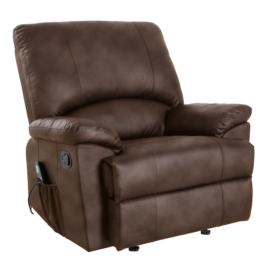 tony little destress big cushy massage and heat recliner