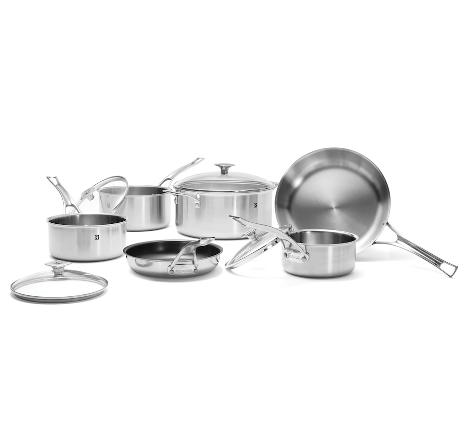 Image 553822.jpg, Product 553-822 / Price $369.99, Ricardo 3-Ply Stainless Steel Cookware Set from Ricardo on TSC.ca's Kitchen department