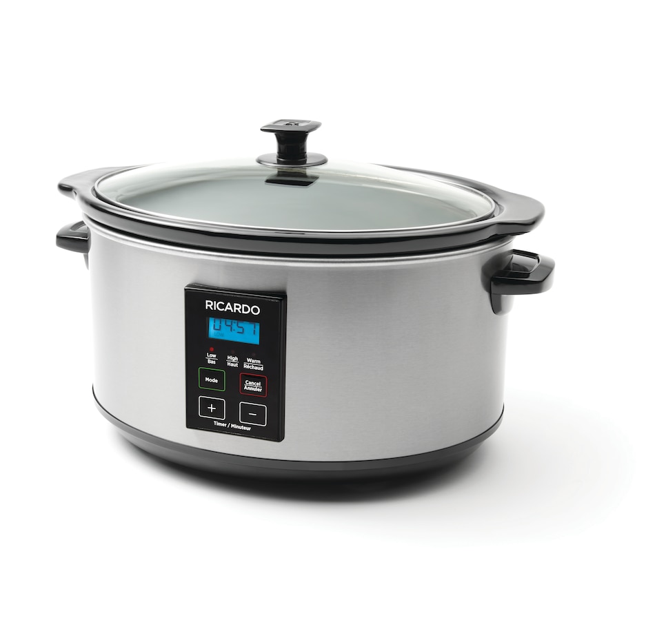 Image 554661.jpg, Product 554-661 / Price $59.99, Ricardo 6-Quart Programmable Digital Slow Cooker from Ricardo on TSC.ca's Kitchen department