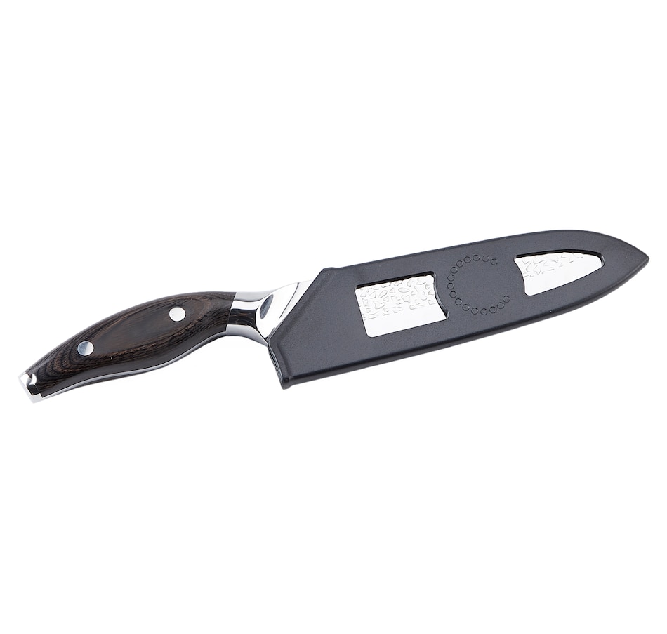 Image 554818_ALTMORE1.jpg, Product 554-818 / Price $52.99, Curtis Stone Samurai Series 7" Hammered Santoku Knife from Curtis Stone on TSC.ca's Kitchen department