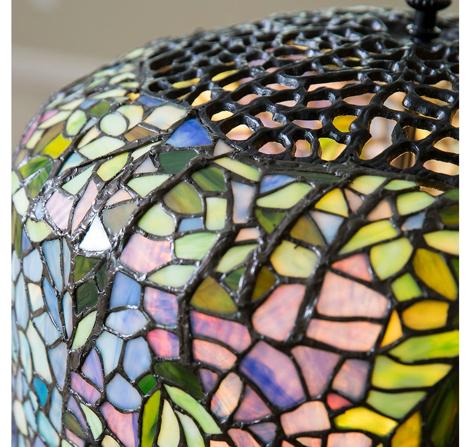 Image 554888_ALTMORE5.jpg, Product 554-888 / Price $999.99, Tiffany Style Stained-Glass Grand Wisteria Table Lamp (29.5"H) from Tiffany Style Lighting on TSC.ca's Home & Garden department