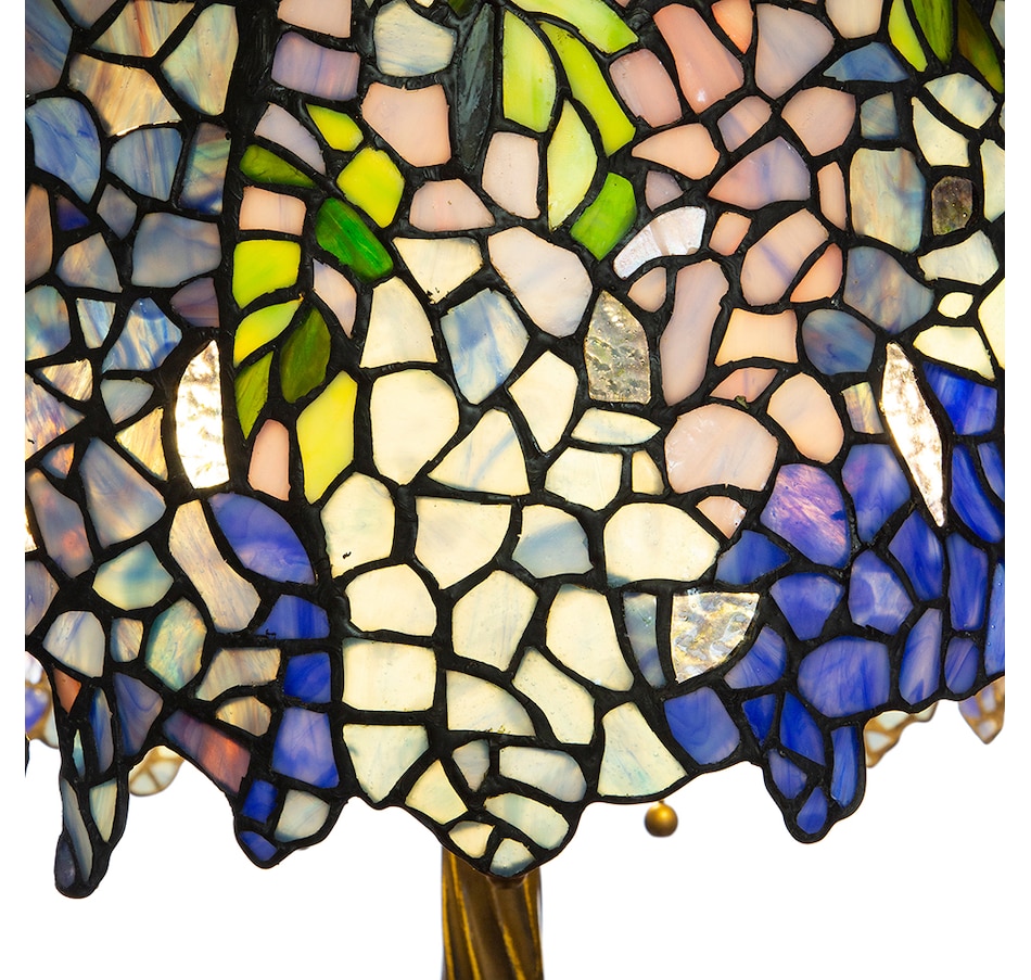 Image 554888_ALTMORE6.jpg, Product 554-888 / Price $999.99, Tiffany Style Stained-Glass Grand Wisteria Table Lamp (29.5"H) from Tiffany Style Lighting on TSC.ca's Home & Garden department