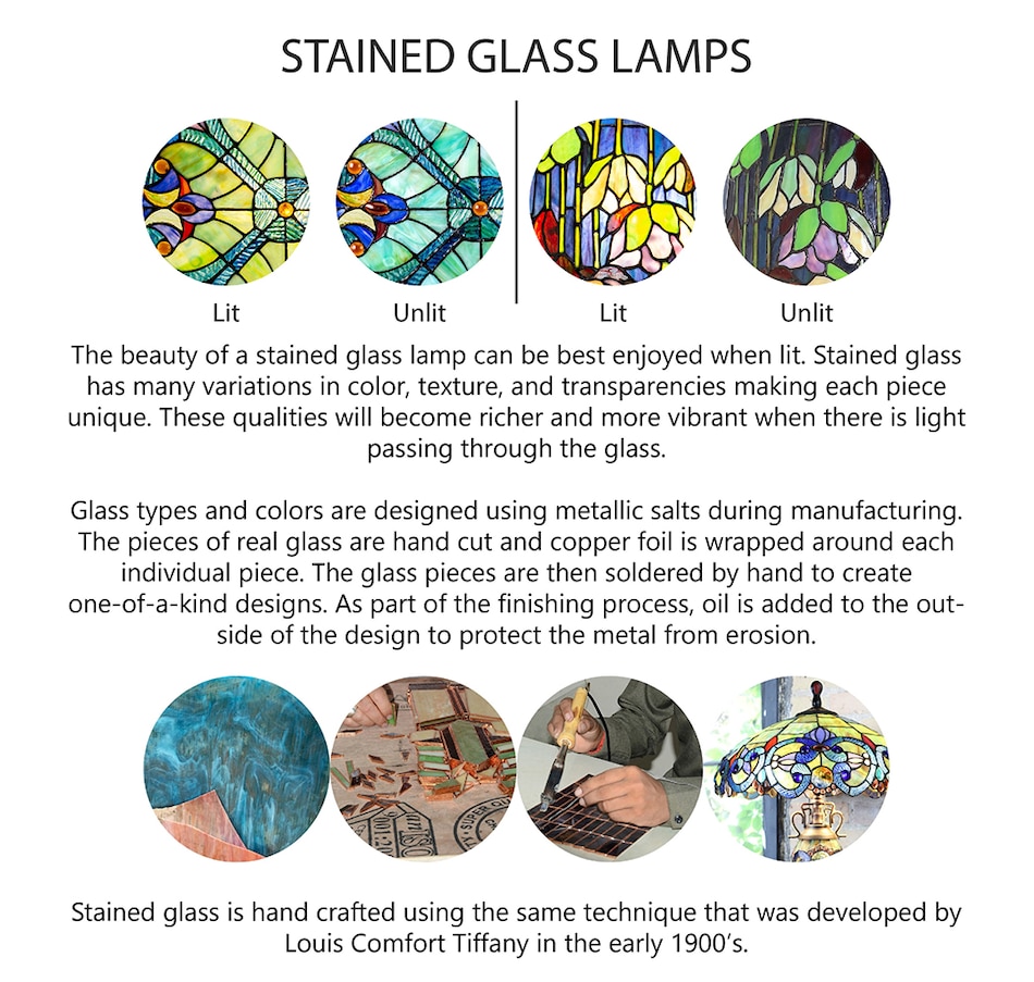 Image 554890_ALTMORE7.jpg, Product 554-890 / Price $1,899.99, Tiffany Style 34"H Stained Glass Turtleback Mosaic Double-Lit Lamp from Tiffany Style Lighting on TSC.ca's Home & Garden department