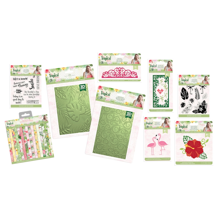 Image 554958.jpg, Product 554-958 / Price $161.99, Crafter's Companion Sara's Signature Tropical Bundle from Crafter's Companion on TSC.ca's Home & Garden department