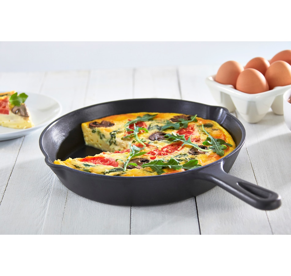 Geoffrey Zakarian 13'' Cast-Iron Nonstick Skillet