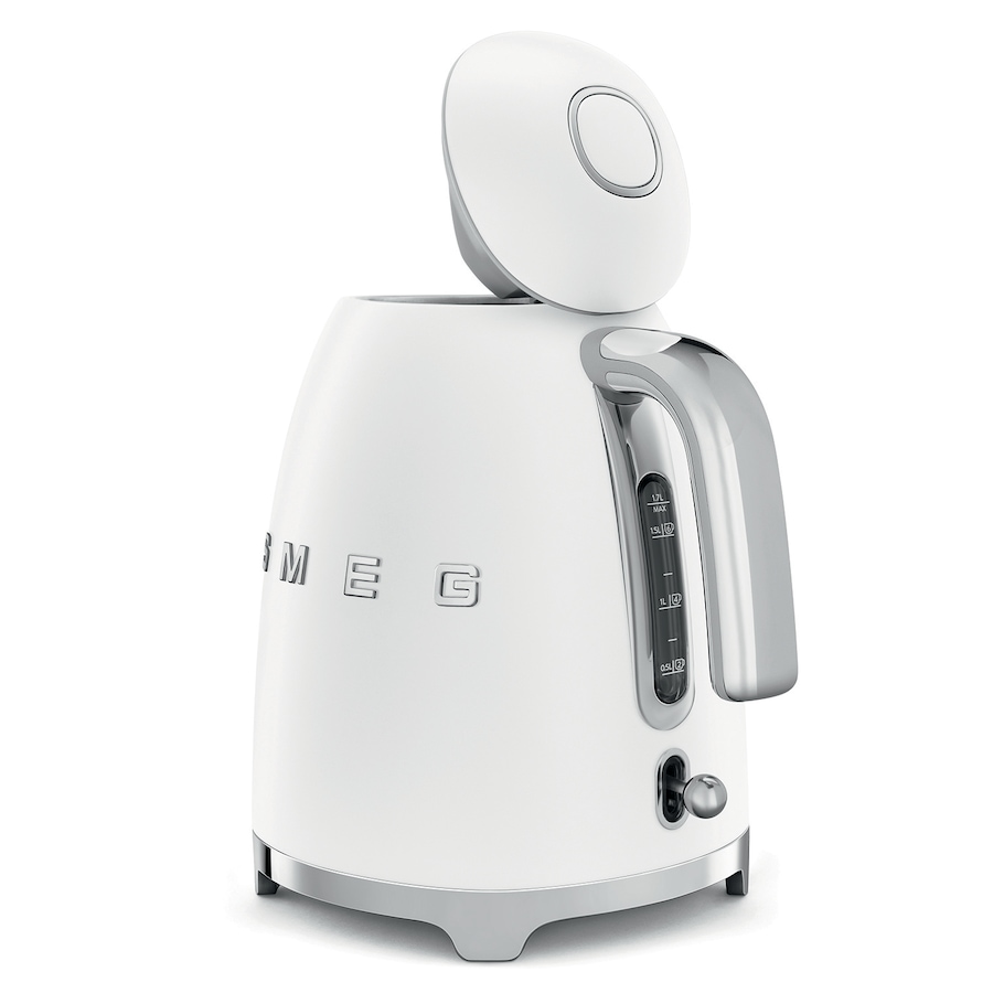 Image 555380_MATWH.jpg, Product 555-380 / Price $229.99 - $239.99, SMEG Electric Fixed Temp Kettle with 3D Logo from Smeg on TSC.ca's Kitchen department