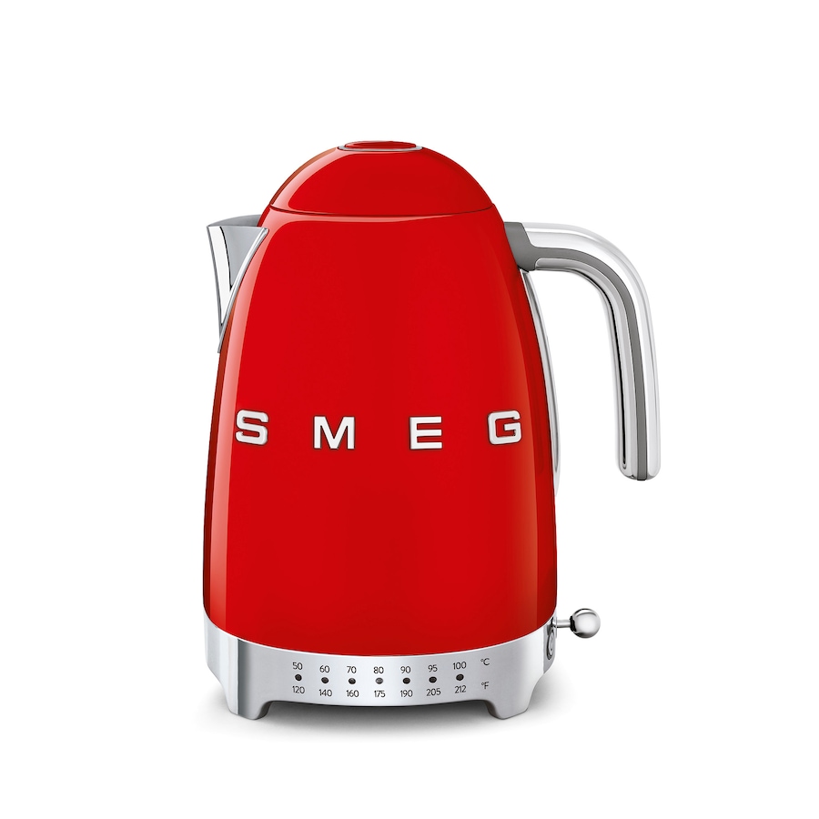 Image 555381_RED.jpg, Product 555-381 / Price $299.99, SMEG Electric Variable Temperature Kettle with 3D Logo from Smeg on TSC.ca's Kitchen department