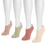 Muk Luks Cozy Shea Butter Infused Travel Footsies (4-pack)