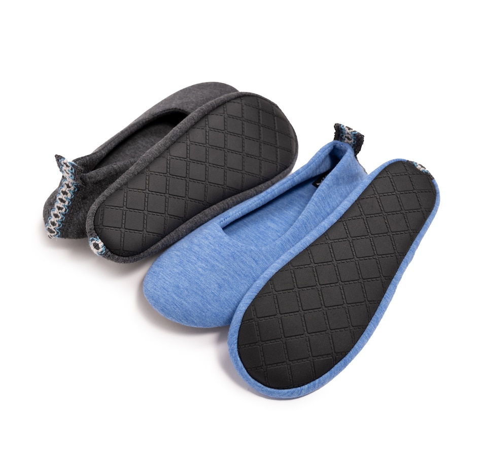 Image 556447_ALTMORE2.jpg, Product 556-447 / Price $19.33, Muk Luks Soft Sole Ballerina Flat with Travel Bag (2-pack) from Muk Luks on TSC.ca's Shoes department