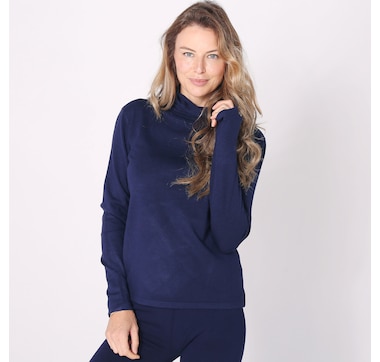 Orange Fashion Village Knit Turtleneck Sweater