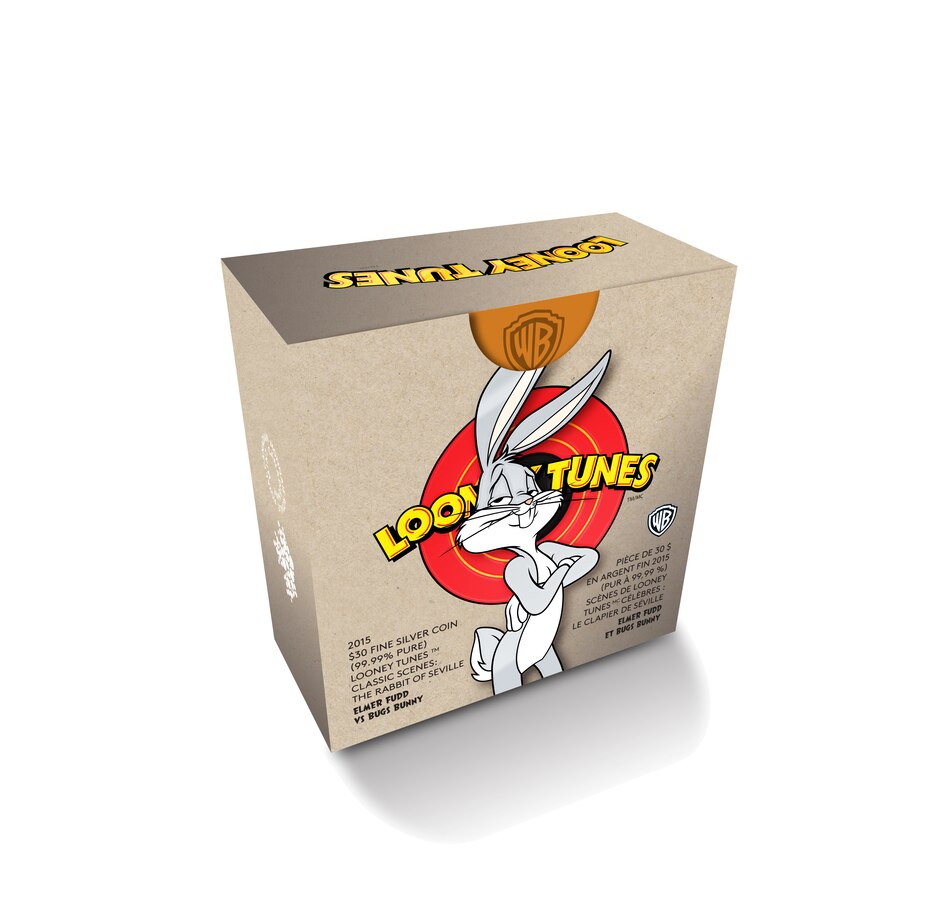 Image 556797_ALTMORE05.jpg, Product 556-797 / Price $189.95, 2015 $30 Fine Silver Coin - Looney Tunes Classic Scenes 3 Coin Subscription "The Rabbit of Seville", "Fast & Furry-Ous", "Birds Anonymous" - 60-Day Auto Delivery Prog on TSC.ca's department