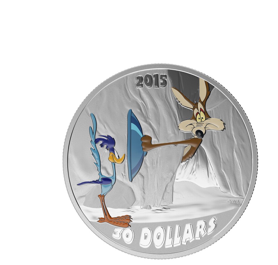 Image 556797_ALTMORE06.jpg, Product 556-797 / Price $189.95, 2015 $30 Fine Silver Coin - Looney Tunes Classic Scenes 3 Coin Subscription "The Rabbit of Seville", "Fast & Furry-Ous", "Birds Anonymous" - 60-Day Auto Delivery Prog on TSC.ca's department