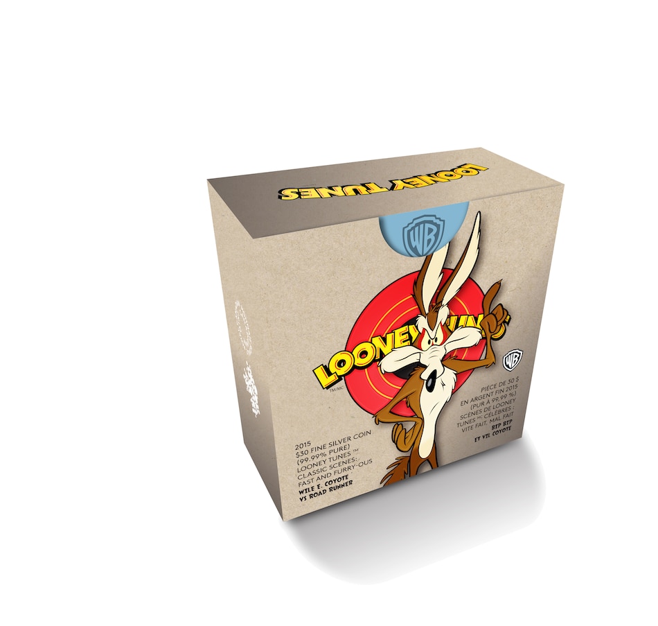 Image 556797_ALTMORE10.jpg, Product 556-797 / Price $189.95, 2015 $30 Fine Silver Coin - Looney Tunes Classic Scenes 3 Coin Subscription "The Rabbit of Seville", "Fast & Furry-Ous", "Birds Anonymous" - 60-Day Auto Delivery Prog on TSC.ca's department