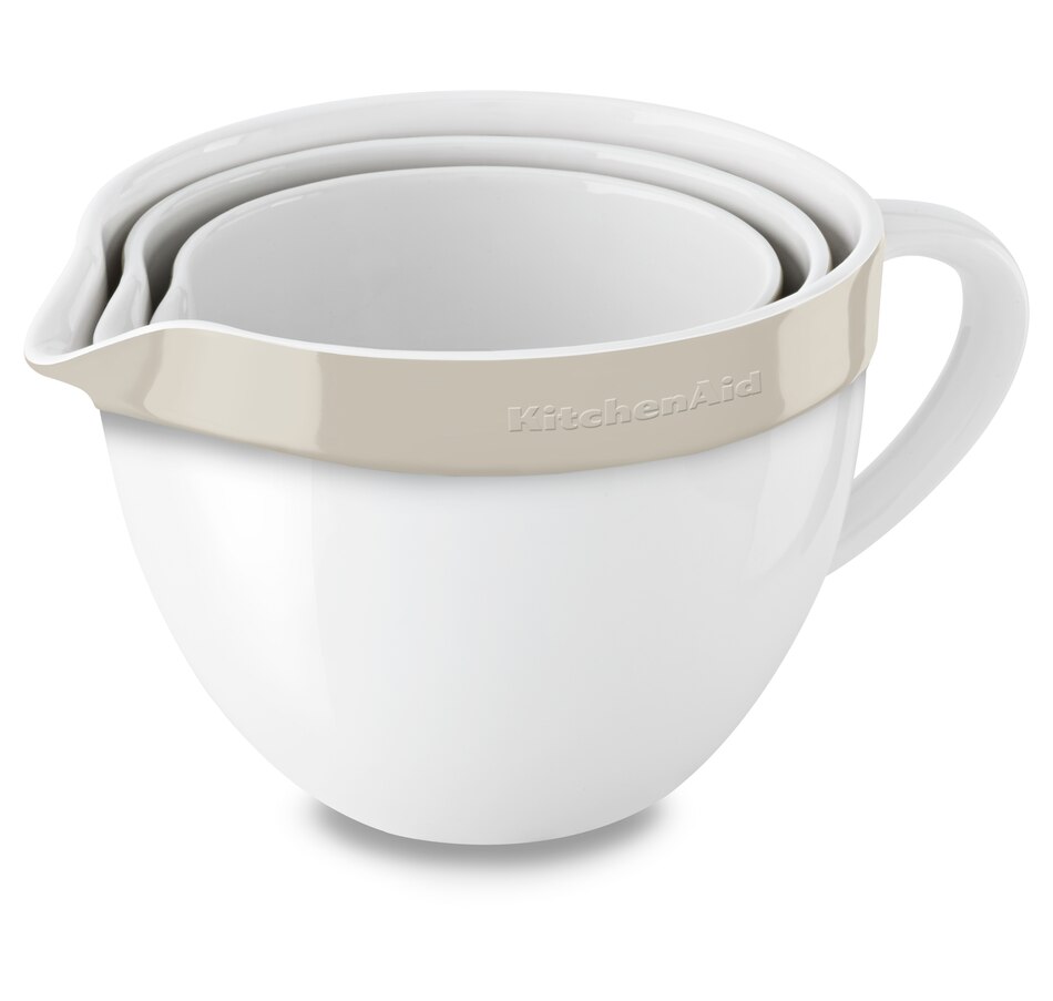 Buy KitchenAid Ceramic 3-Piece Nesting Mixing Bowl Set - Kitchen ... Buy KitchenAid Ceramic 3-Piece Nesting Mixing Bowl Set - Kitchen ...