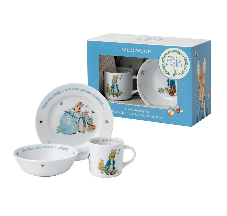 Wedgwood Peter Rabbit Boy S 3 Pc Set