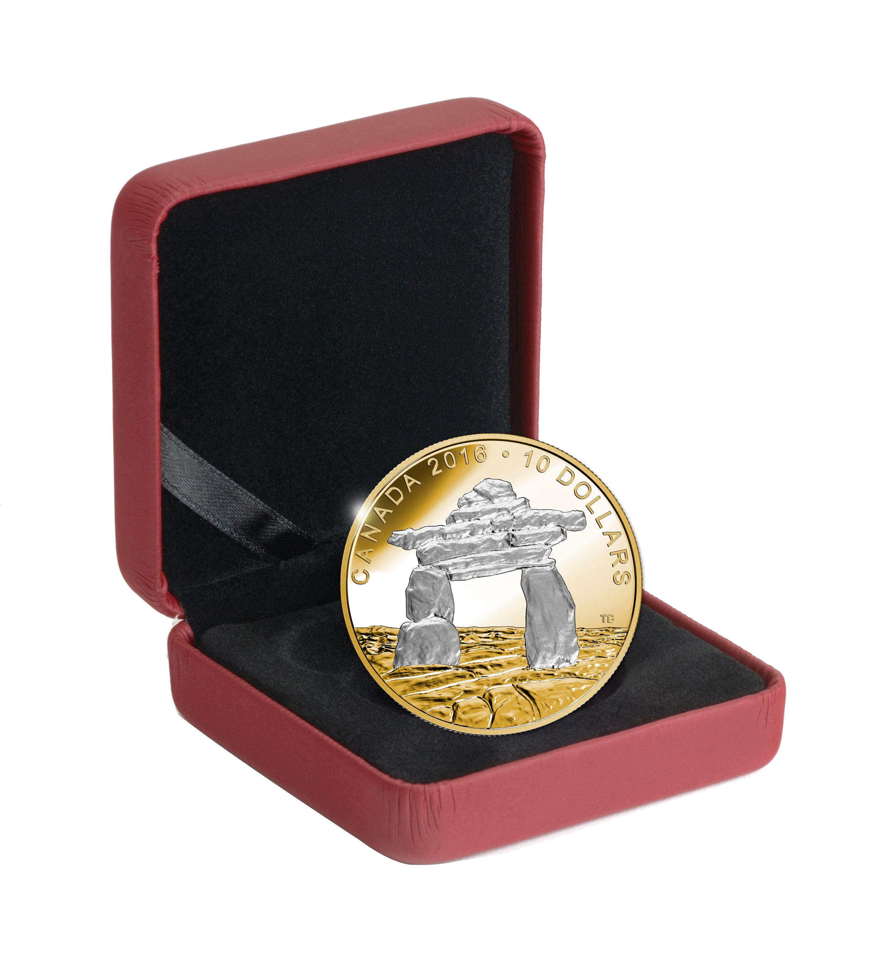 NEW 2016 $10 Fine Silver Coins Iconic Canada Inukshuk