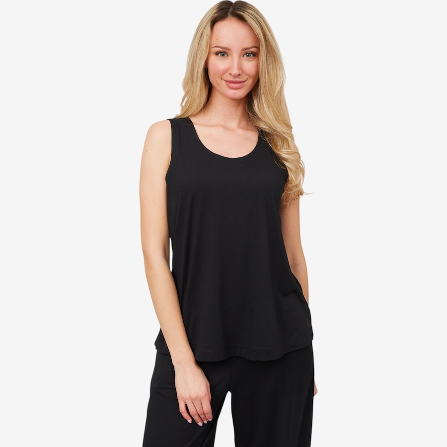 Image 560732_BLK.jpg, Product 560-732 / Price $12.33, Cuddl Duds Flexwear Tank with Built-In Shelf Bra from Cuddl Duds on TSC.ca's Fashion department