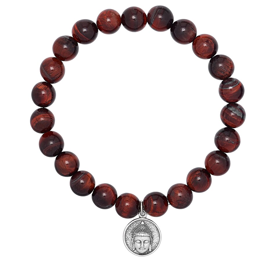 Image 560918_TIE.jpg, Product 560-918 / Price $35.88, Samuel B Collection Sterling Silver Stretch Bead Bracelet with Charm from Samuel B. Collection on TSC.ca's Jewellery department