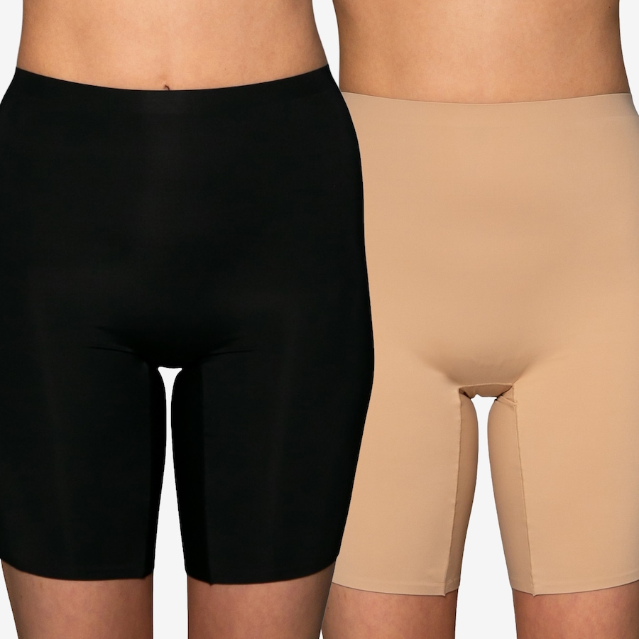 Image 595355_BKBG.jpg, Product 595-355 / Price $44.99, Rhonda Shear Butterknit Longline Shaper Short (2-pack) from Rhonda Shear Shapewear on TSC.ca's Fashion department