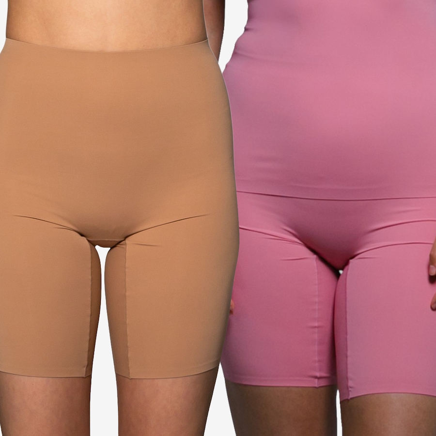 Image 595355_SIMVW.jpg, Product 595-355 / Price $44.99, Rhonda Shear Butterknit Longline Shaper Short (2-pack) from Rhonda Shear Shapewear on TSC.ca's Fashion department