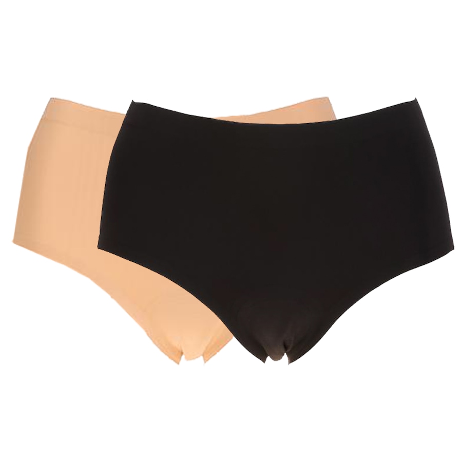 Image 595360_BKBG.jpg, Product 595-360 / Price $50.00, Rhonda Shear Shear Protection Bonded Panty (2-pack) from Rhonda Shear Shapewear on TSC.ca's Fashion department