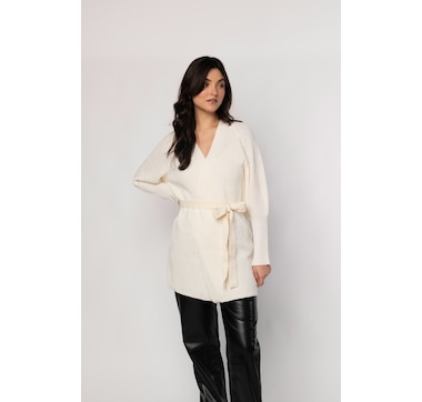 Katherine Karambelas Nash Belted Knit Cardigan