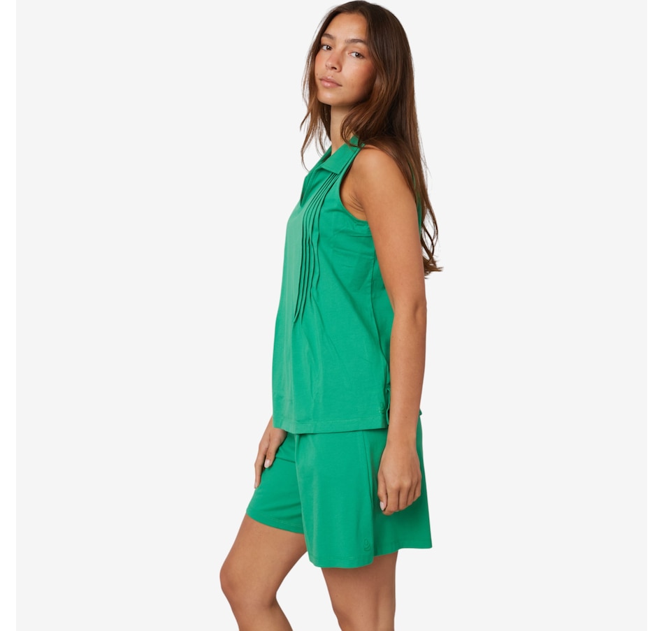 Image 598652_ALTMORE2.jpg, Product 598-652 / Price $14.33, Cuddl Duds Cottonwear+ Collared Tank from Cuddl Duds on TSC.ca's Fashion department