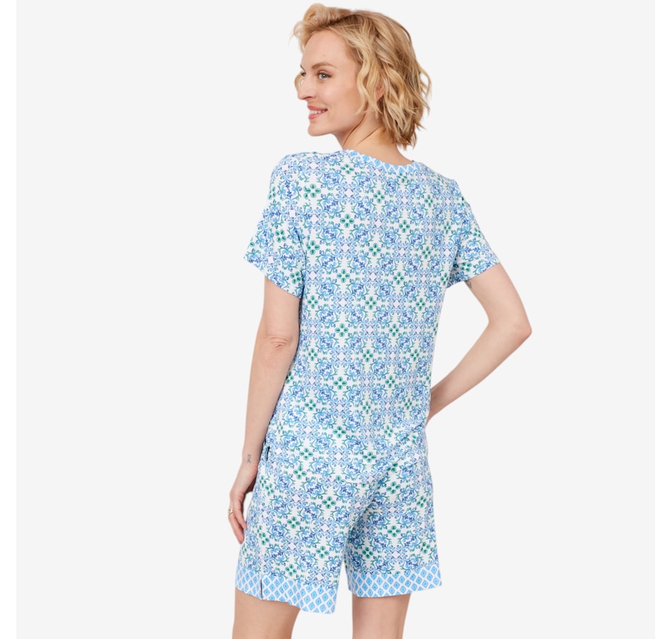 Image 598654_ALTMORE1.jpg, Product 598-654 / Price $44.88, Cuddl Duds Smooth Jersey Dreaming On The Edge PJ Set from Cuddl Duds on TSC.ca's Fashion department