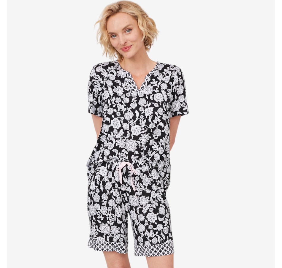 Image 598654_ALTMORE6.jpg, Product 598-654 / Price $44.88, Cuddl Duds Smooth Jersey Dreaming On The Edge PJ Set from Cuddl Duds on TSC.ca's Fashion department