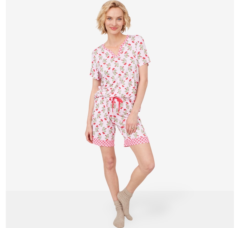 Image 598654_ALTMORE9.jpg, Product 598-654 / Price $44.88, Cuddl Duds Smooth Jersey Dreaming On The Edge PJ Set from Cuddl Duds on TSC.ca's Fashion department