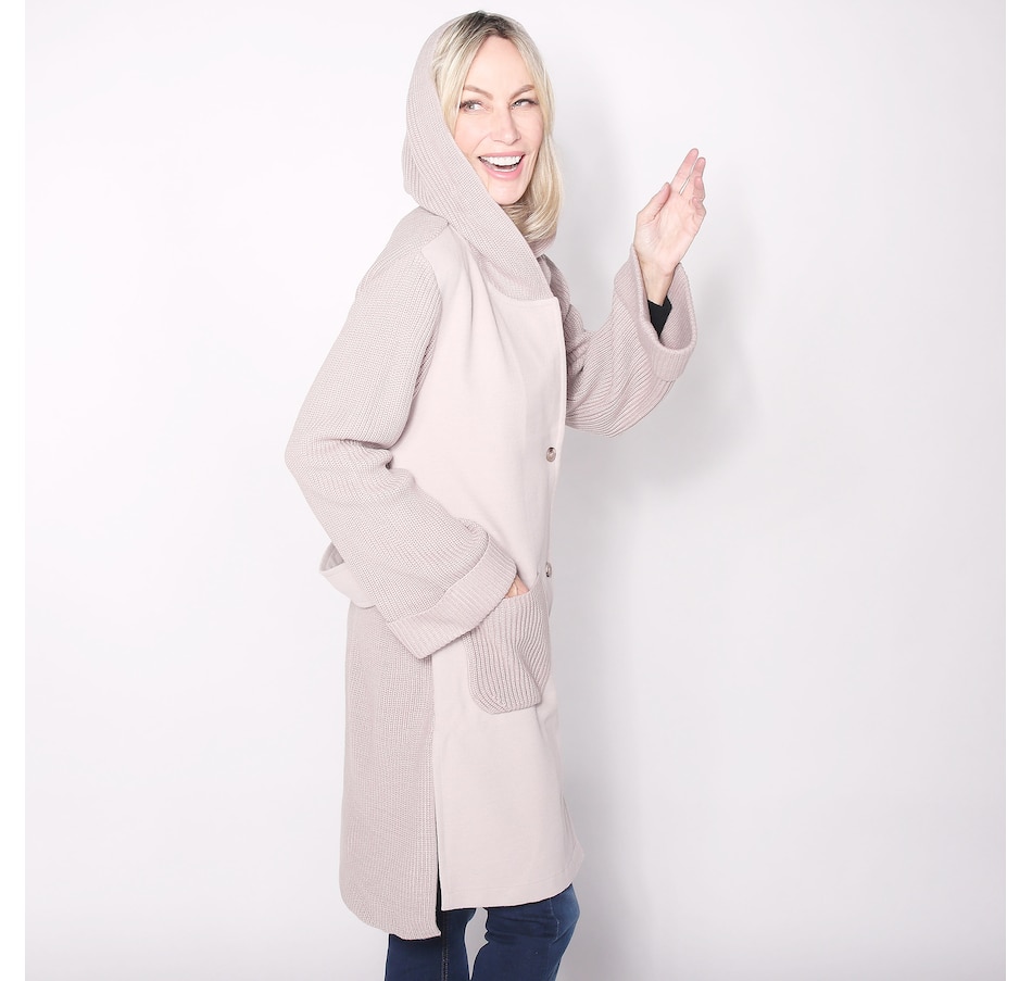 Image 598660_ALTMORE2.jpg, Product 598-660 / Price $77.33, Brian Bailey Anna Ribbed Hooded Cardigan Coat from Brian Bailey on TSC.ca's Clothing & Shoes department