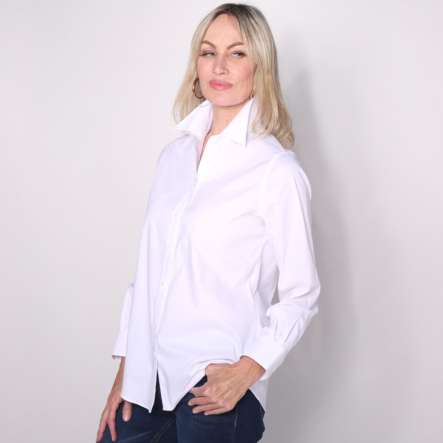 Image 598661_ALTMORE2.jpg, Product 598-661 / Price $130.00, Brian Bailey Larissa Cotton/Spandex Classic Shirt from Brian Bailey on TSC.ca's Fashion department