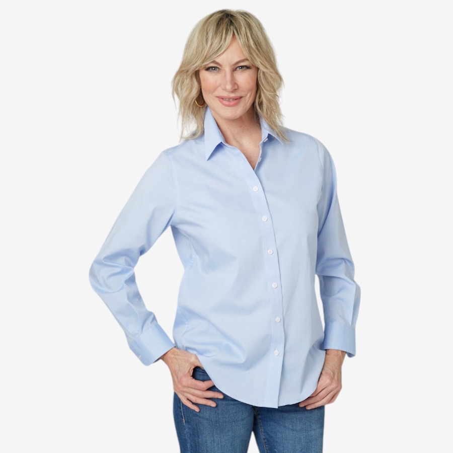Image 598661_FBL.jpg, Product 598-661 / Price $130.00, Brian Bailey Larissa Cotton/Spandex Classic Shirt from Brian Bailey on TSC.ca's Fashion department
