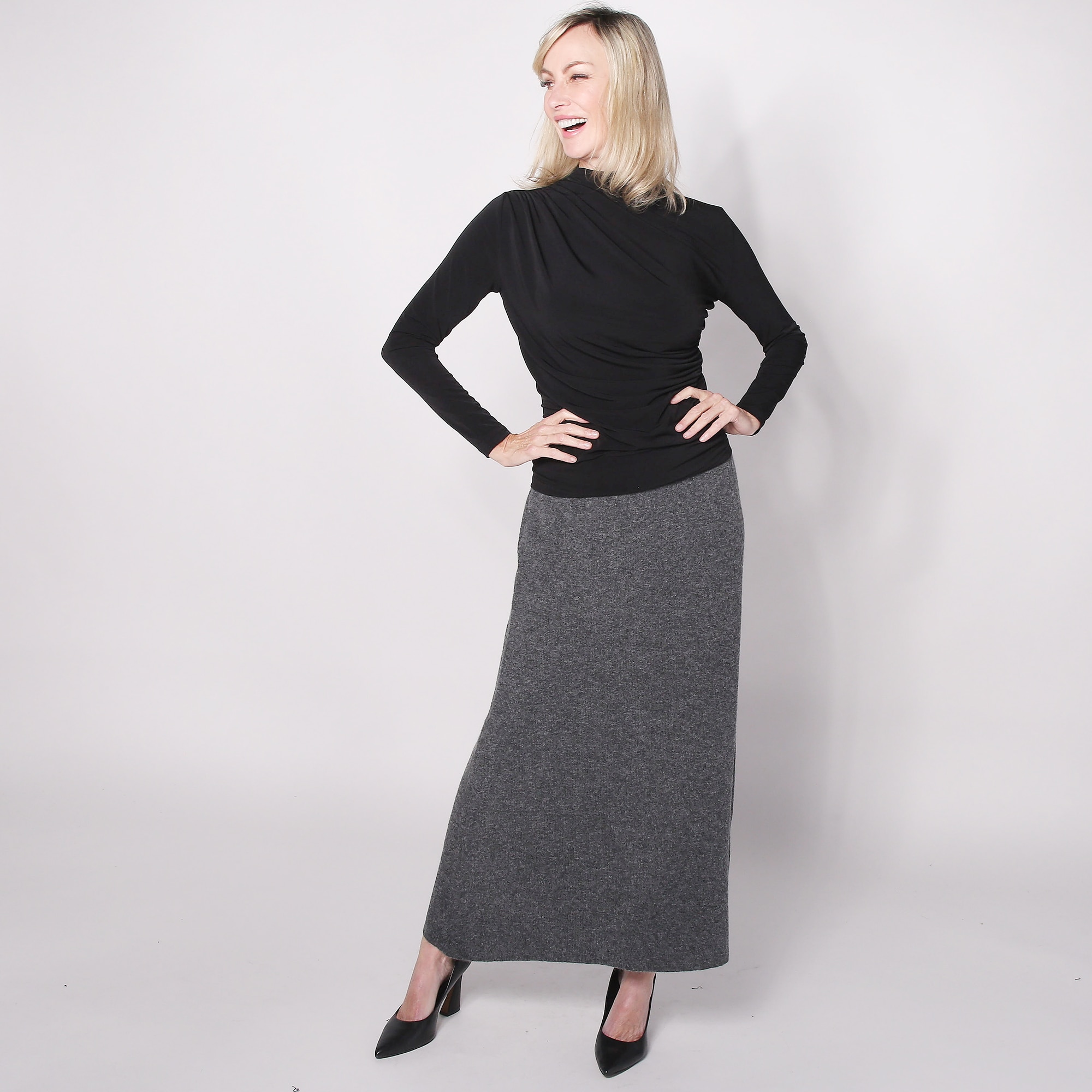 Brian Bailey Long Knit Skirt