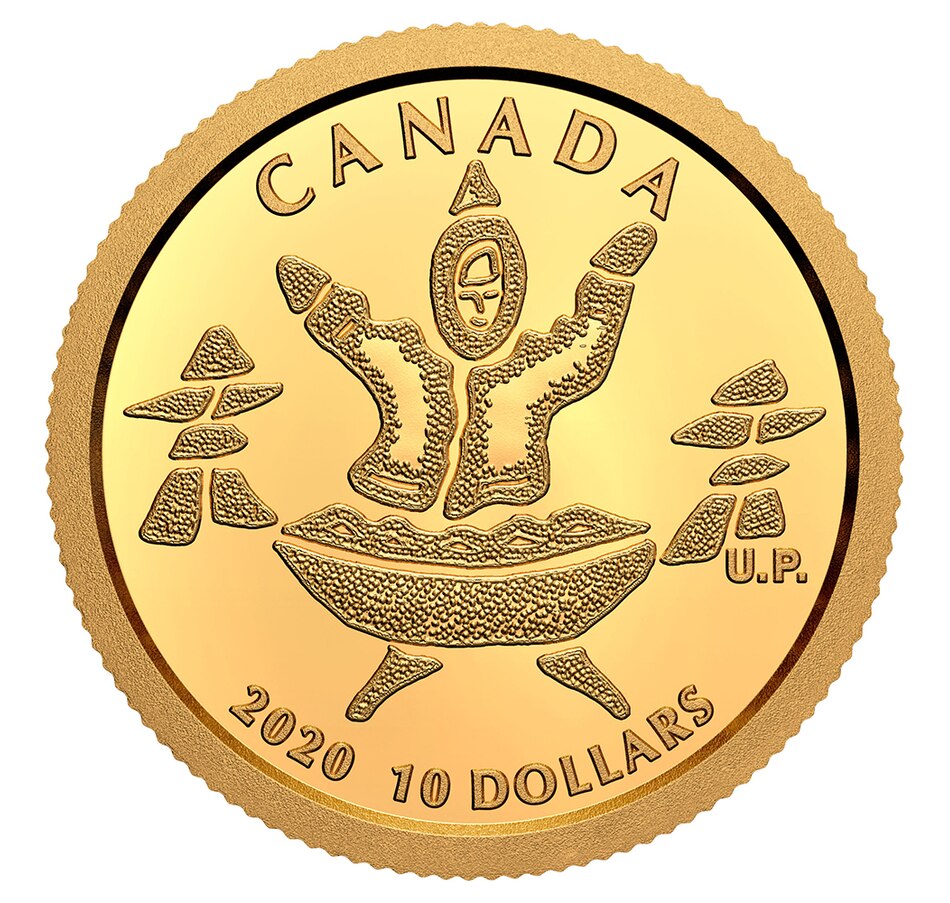 Toys & Hobbies Coins 2020 10 Inuit Traditions Pure Gold Coin