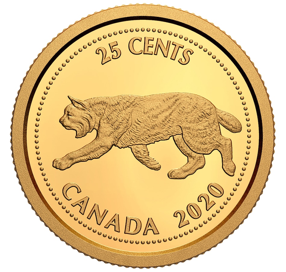 Image 600849.jpg, Product 600-849 / Price $399.95, 2020 1/10-Ounce 25-Cent Pure Gold Coin: Tribute to Alex Colville from Royal Canadian Mint (RCM) on TSC.ca's Coins department