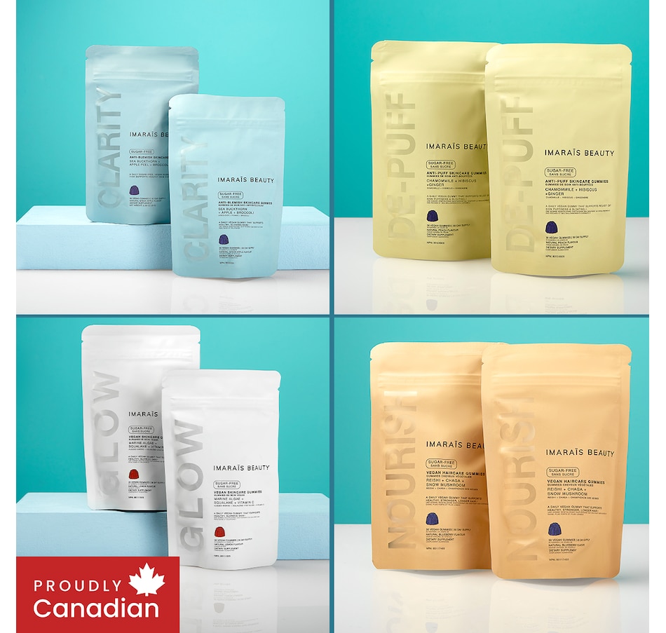 Image 600856_ALTMORE100.jpg, Product 600-856 / Price $59.99, Imaraïs Beauty Glow Skincare Gummies Trio from IMARAÏS Beauty on TSC.ca's Health & Fitness department