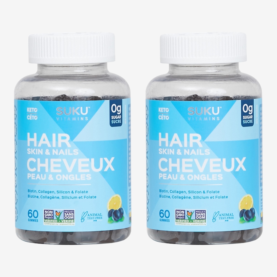 Image 600880.jpg, Product 600-880 / Price $49.99, SUKU Hair Skin & Nails Gummies (2-Pack) from SUKU Vitamins on TSC.ca's Health & Fitness department