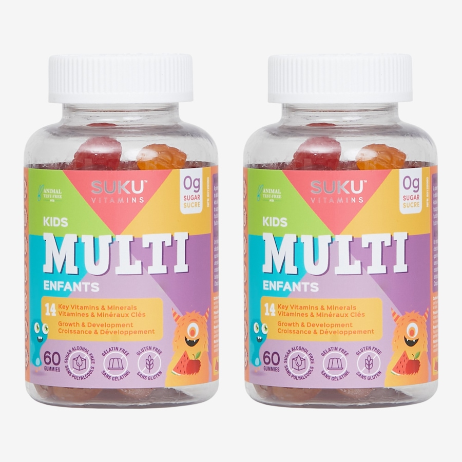 Image 600881.jpg, Product 600-881 / Price $49.99, SUKU Kids Multi Gummies (2-Pack) from SUKU Vitamins on TSC.ca's Health & Fitness department