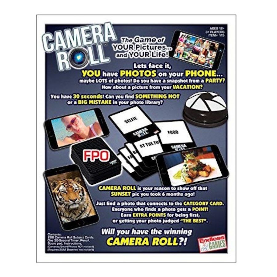 Image 600957_ALTMORE1.jpg, Product 600-957 / Price $31.99, Endless Games Camera Roll - The Game of Your Pictures and Your Life from Endless Games on TSC.ca's Toys & Hobbies department