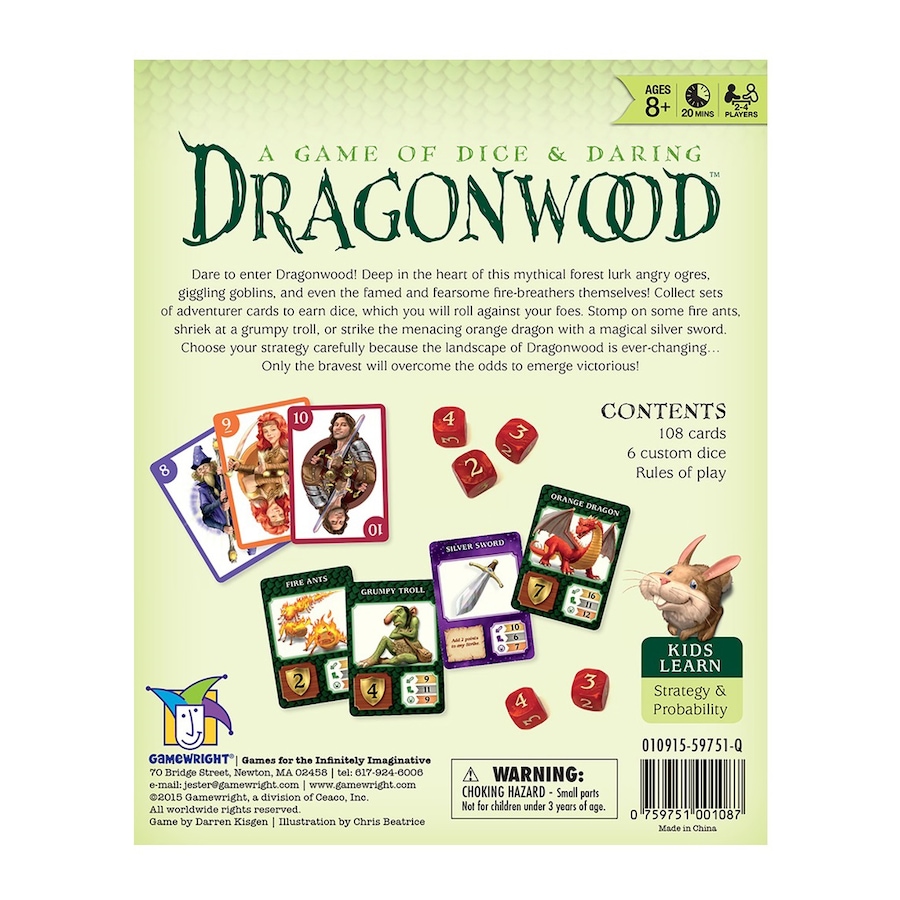 Image 600975_ALTMORE1.jpg, Product 600-975 / Price $31.99, Gamewright Dragonwood A Game Of Dice and Daring  on TSC.ca's Toys & Hobbies department