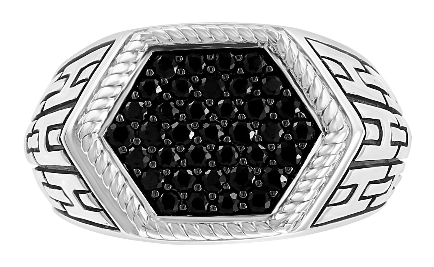 Effy men's black sapphire on sale ring