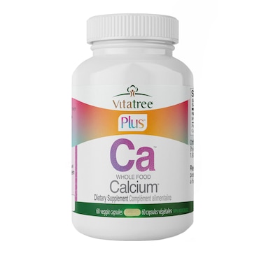 VitaTree Plus Whole Food Calcium Capsules - 30 Day Supply