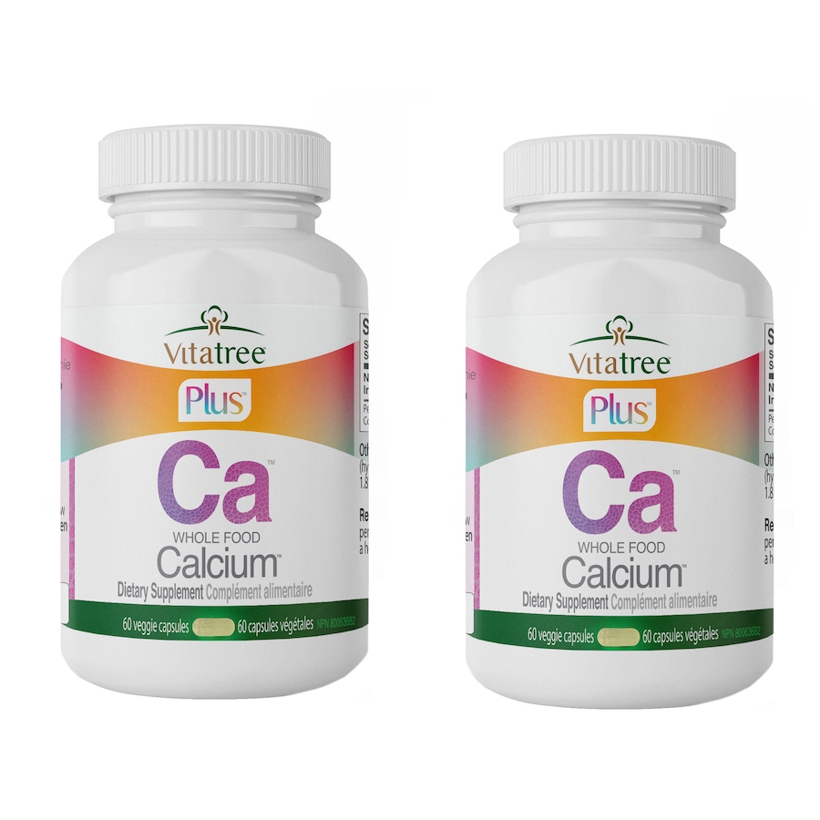 Image 603756.jpg, Product 603-756 / Price $75.99, VitaTree Plus Whole Food Calcium Capsules 60-Day from VitaTree Nutritionals on TSC.ca's Health & Fitness department