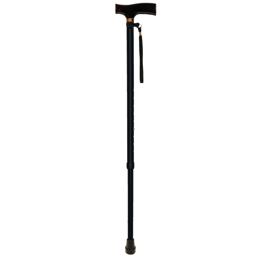 Image 603877_BLK.jpg, Product 603-877 / Price $22.99, BIOS Adjustable Aluminum Cane from BIOS on TSC.ca's Health & Fitness department